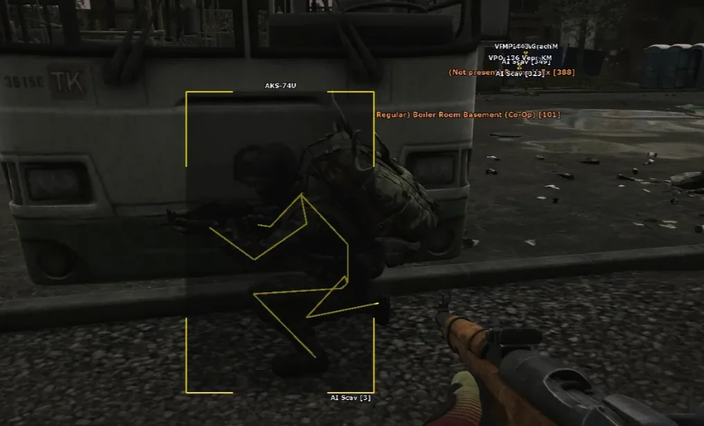The Isle weapons laid out for a PMC loadout comparison